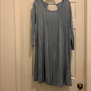 NWOT Blue Charlotte Russe Swing Dress